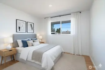 Bedroom 2- Virtually Staged