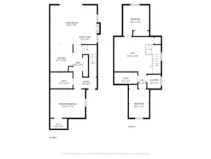 Unit B- Floor Plans