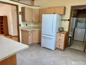 Plenty of storage and counter space.