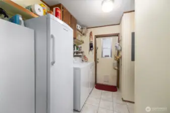 Utility room off of Kitchen.