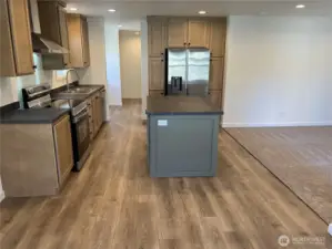 Kitchen from eating/dining area.