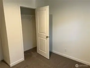Third bedroom closet area.