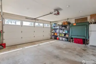Two car garage