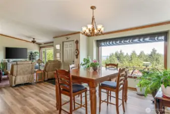 Dinning area open to living room