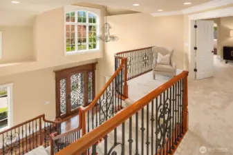 Sunlit Entry and Reception Hall overlook