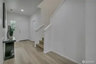 Spacious entry way