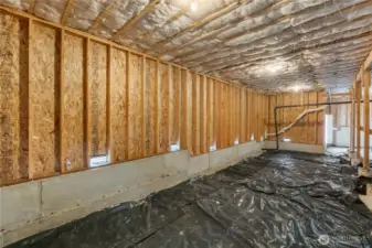 Notice the door access, ceiling height & potential to use this 400 sq.ft. crawl!