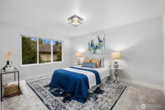 Large primary bedroom on the 2nd floor.