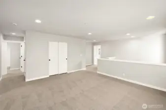 Upper level loft