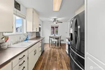 Kitchen with dining area