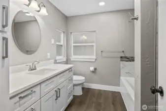 Primary on-suite bathroom.