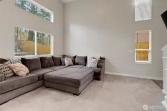 Living area with room for huge sectional