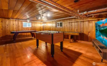 Basement game room