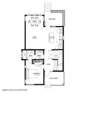 Main Level Floor plan at 2218 NE 125th
