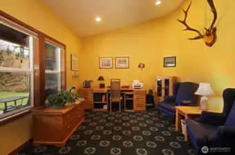 Office as seen from entry hall.
