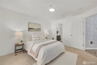 Peaceful primary suite