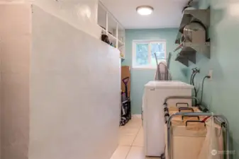 Laundry room - washer and dryer stay.