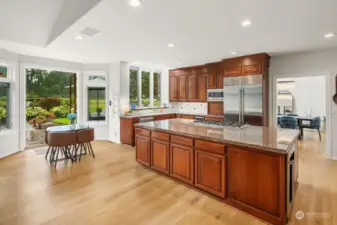 New wide plank hardwood floors throughout the main level.