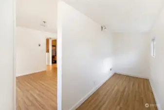 Extra storage area off the first bedroom.