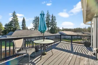 Upper Level deck off Dining