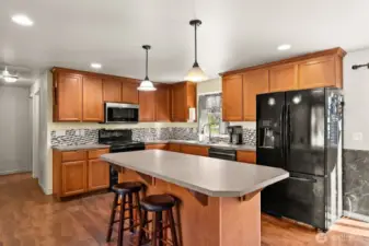 Kitchen Off Living Room