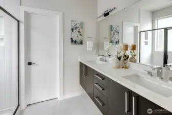 Primary bath (model home lot 24)