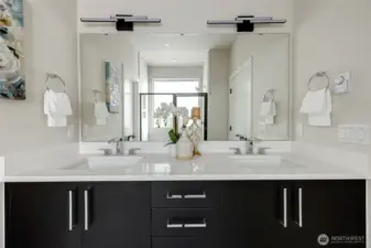Primary bath (model home lot 24)