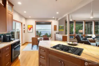 A great view from the Kitchen.