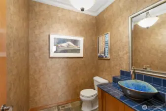 Powder Room located on Main Floor level.