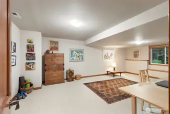 Lower level "Flex" room.  Great spot for a home gym.
