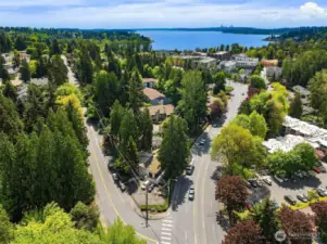 This view shows the proximity to Juanita Village and Juanita Beach.