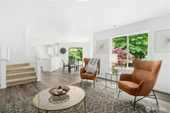 Living, Dining, Kitchen