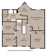 Second Level Floorplan