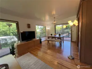 Looking at Dining area