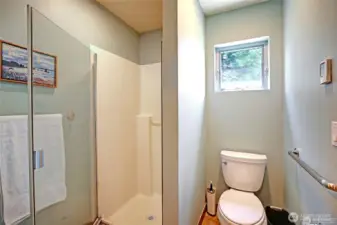 Guest suite shower.