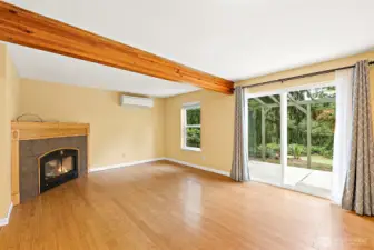 Family room off of kitchen