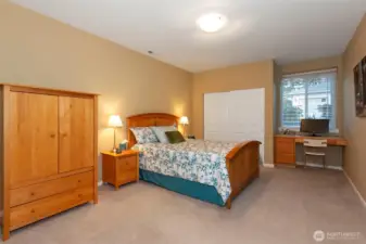 4th Bedroom! Privately located next to downstairs Bath