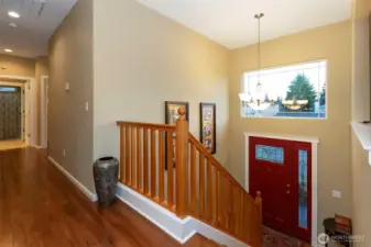 Stairway to Entry and Garage on lower level