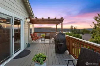 Expansive Deck with a peaceful view!