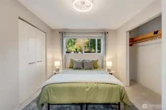 Great room for a primary or guest suite with full bath or could be split into two rooms