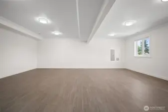 Massive entertainment/family room.  Almost 600 SF.