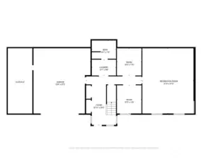 Floor plan for the ground floor