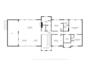 Floor plan of the 2nd story