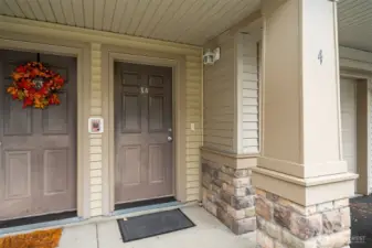 Enjoy your private main floor entrance