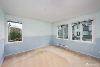 Large one bedroom condo with lots of windows