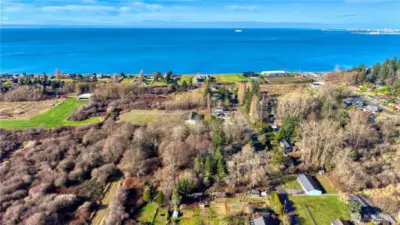 Another view of the active ferry terminal in the distance.