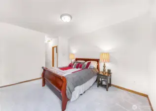 One of two suites which include ensuite and large closet