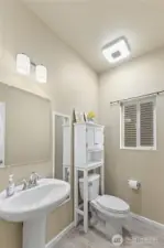 Main floor half bath