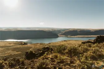 Views are amazing over the Columbia River