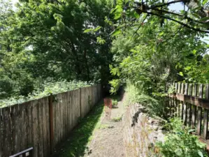 Garden Area backs to NGPA